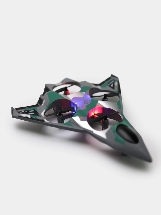 RC самолет дрон игрушка с подсветкой LED, радиоуправляемая игрушка для детей