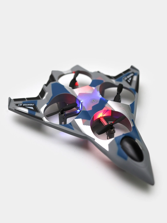 RC самолет дрон игрушка с подсветкой LED, радиоуправляемая игрушка для детей