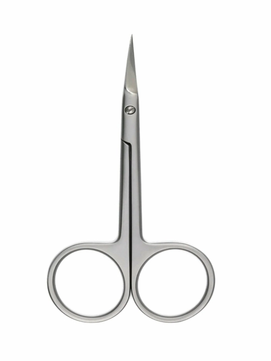 NGHIA KD.709 — kutikula uchun professional qaychi, 103 mm, egri uchli