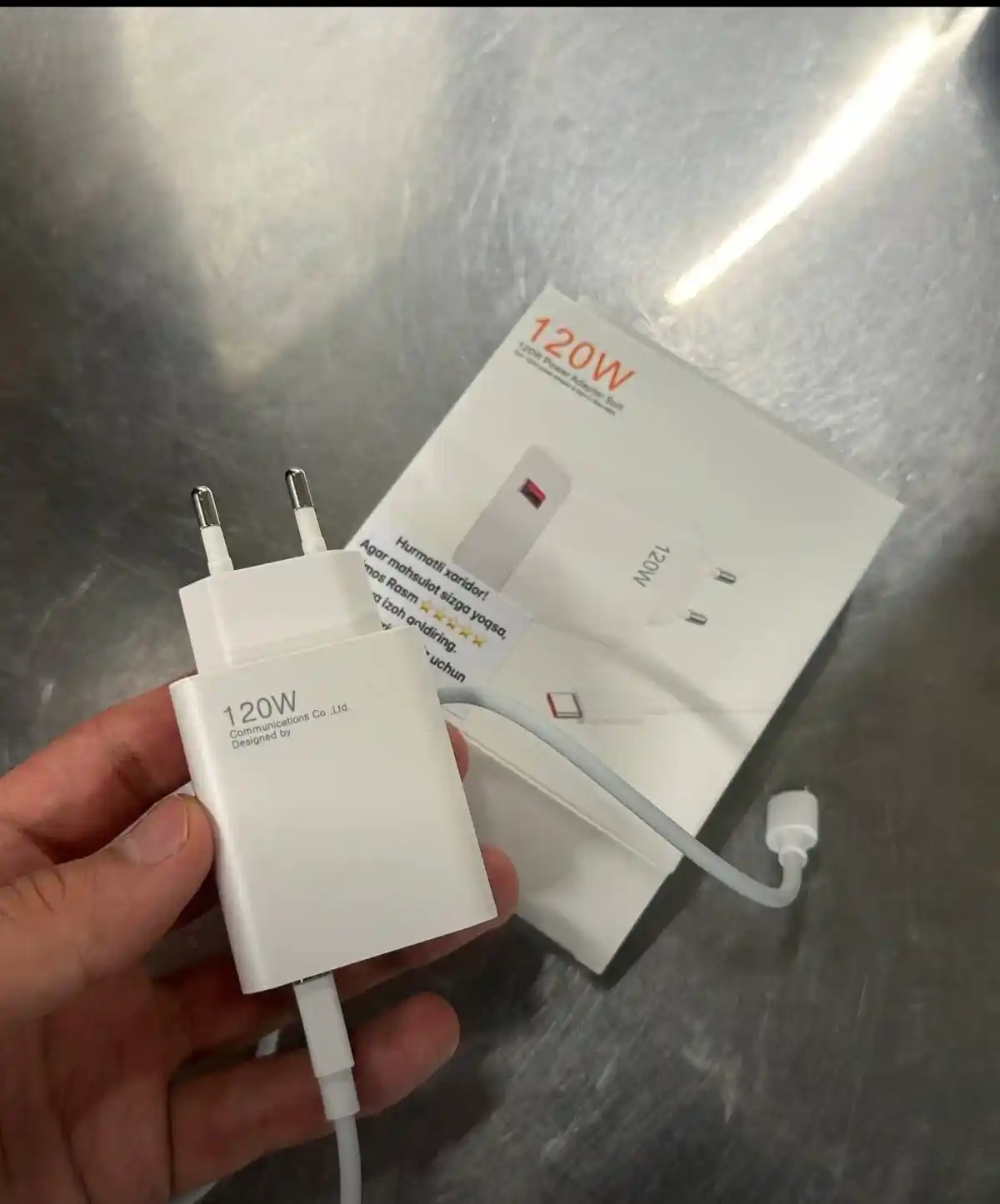 Кабель для быстрой зарядки 120 Вт Type-C для Samsung и Xiaomi Redmi