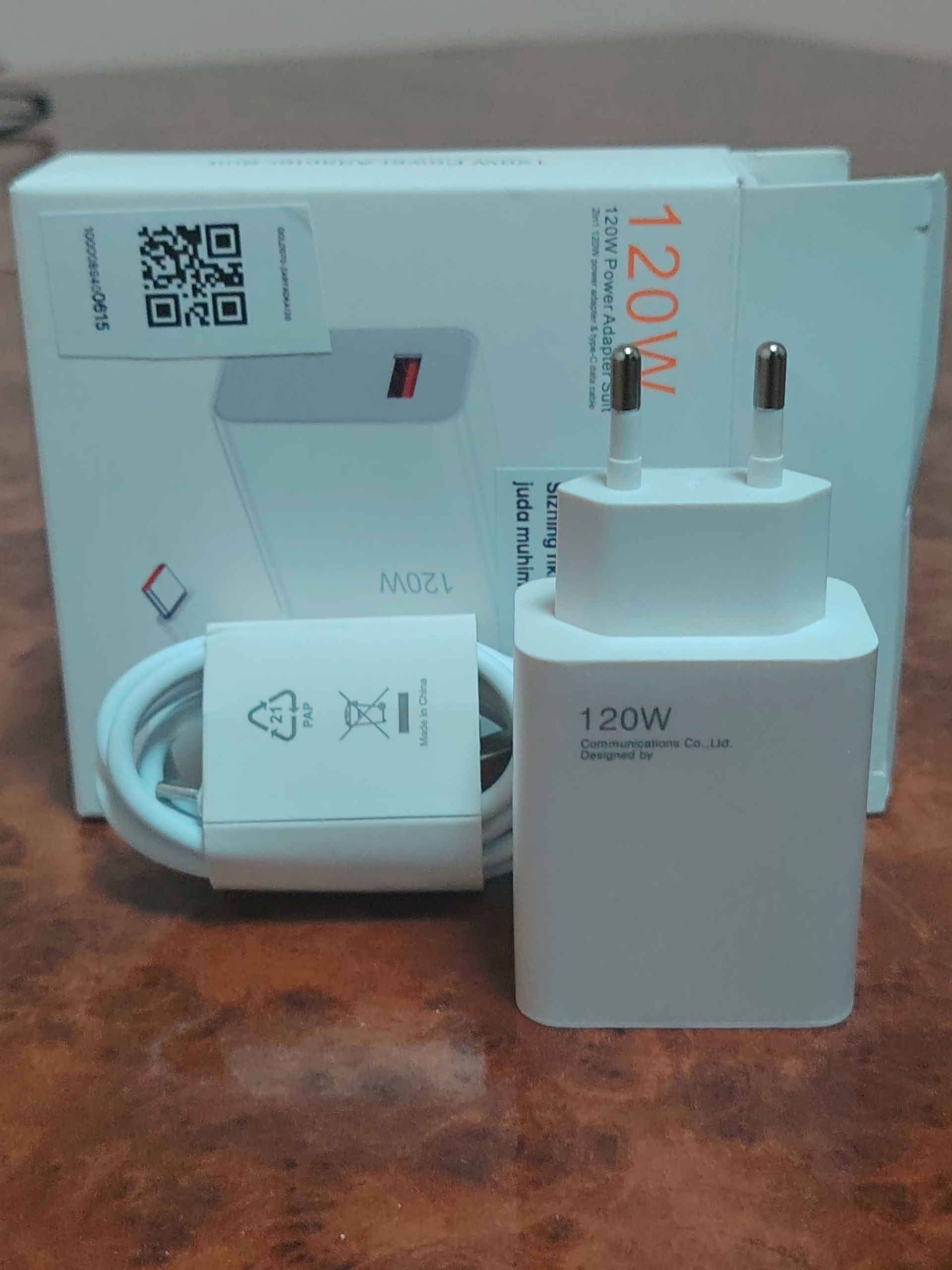 Кабель для быстрой зарядки 120 Вт Type-C для Samsung и Xiaomi Redmi