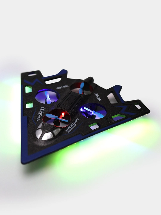 RC самолет дрон игрушка с подсветкой LED, радиоуправляемая игрушка для детей