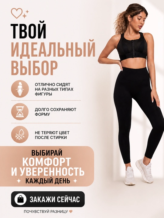 Легинсы женские в рубчик с утягивающим поясом, мягкие лосины