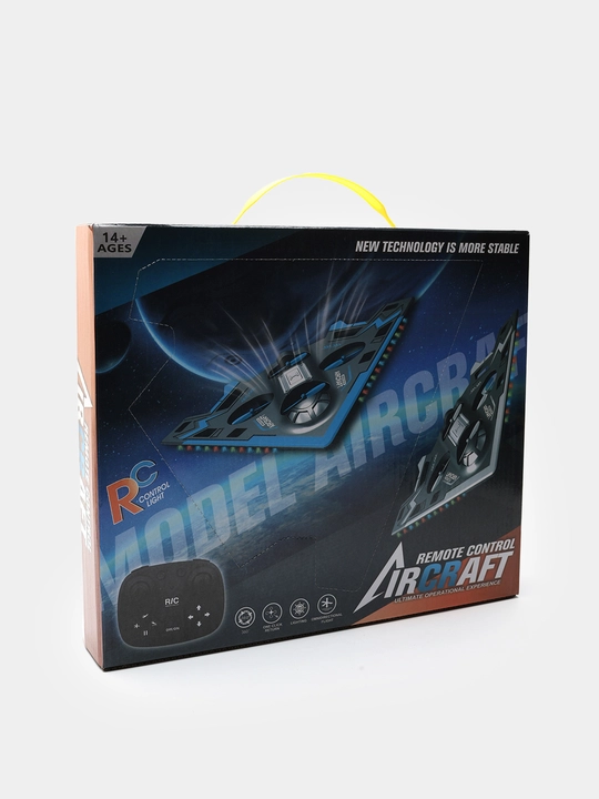 RC самолет дрон игрушка с подсветкой LED, радиоуправляемая игрушка для детей