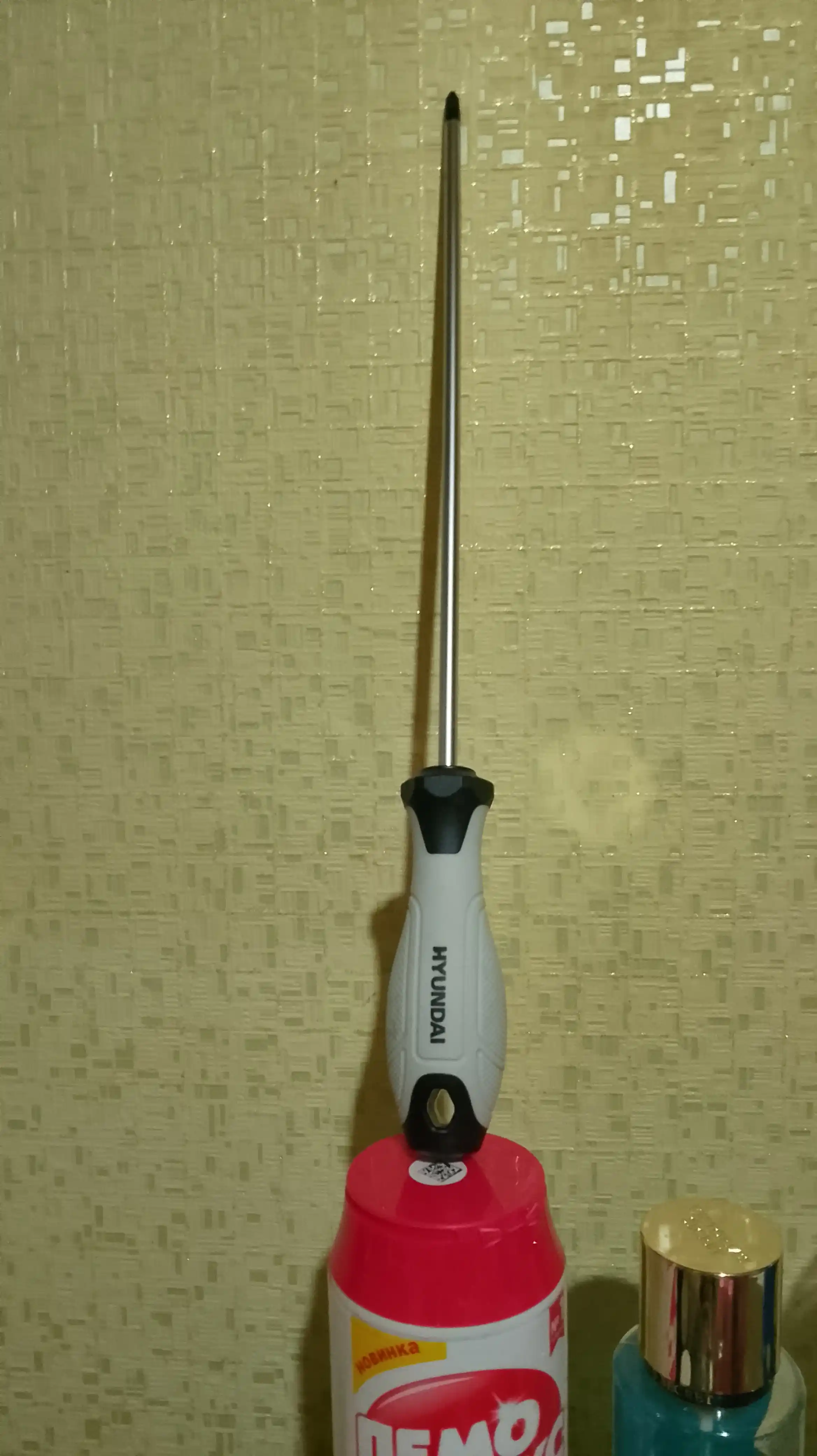 Усиленная отвертка S2 PHO/PH2 75/100/200/250мм HYUNDAI