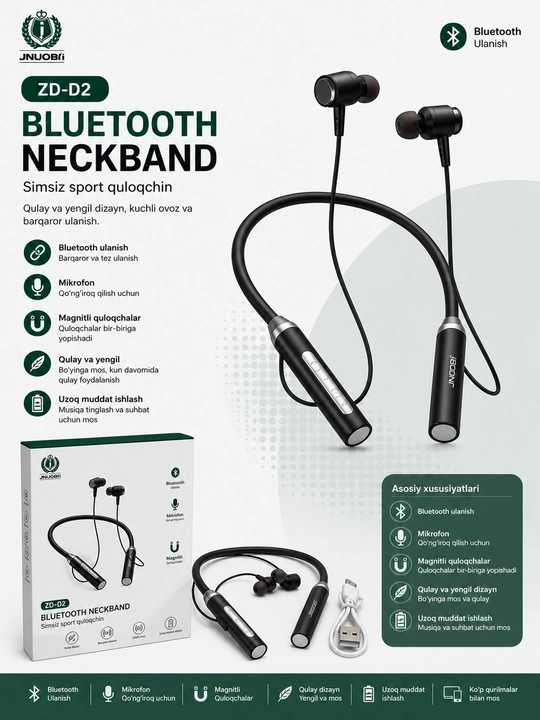 Simsiz Bluetooth quloqchin