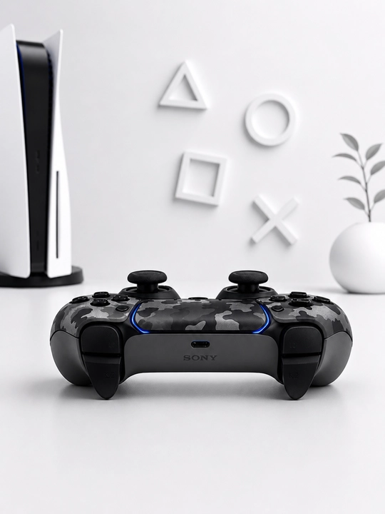 Беспроводной геймпад DualSense для PS5 – премиальный камуфляжный дизайн