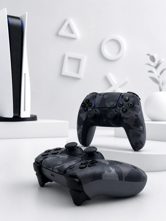 Беспроводной геймпад DualSense для PS5 – премиальный камуфляжный дизайн - 
