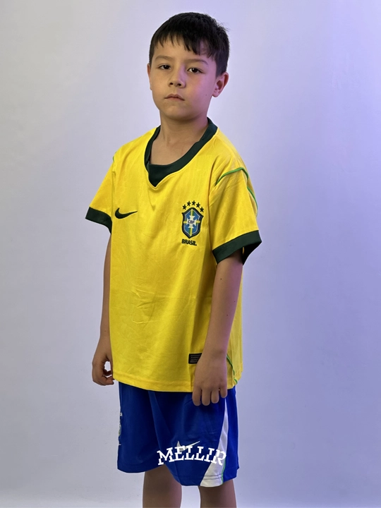 Brazil national football детская домашняя и выездная форма сезона