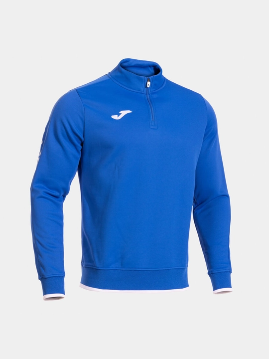 Erkaklar uchun Joma Olimpiada Half Zip ko‘k sport koftasi, 103708.700