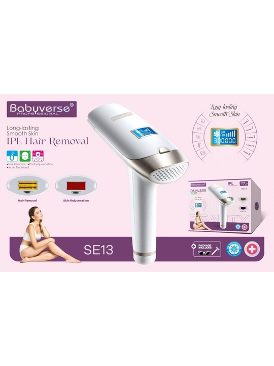 Fotoepilyator Babyverse, yuz va tana professional lazerli epilyator, sovutish tizimi bilan