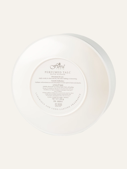 Flora Perfumed Talc, xushbo‘y talk kukuni 200 g