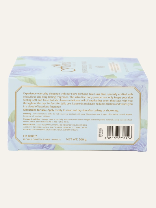 Flora Perfumed Talc, xushbo‘y talk kukuni 200 g