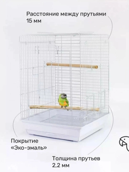 Клетка для птиц 1901-1, 40*40*58 см