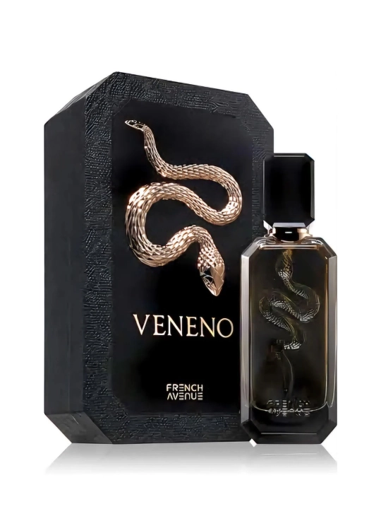 French Avenue Veneno Black парфюмерная вода унисекс, восточные пряные 100 мл ОАЭ