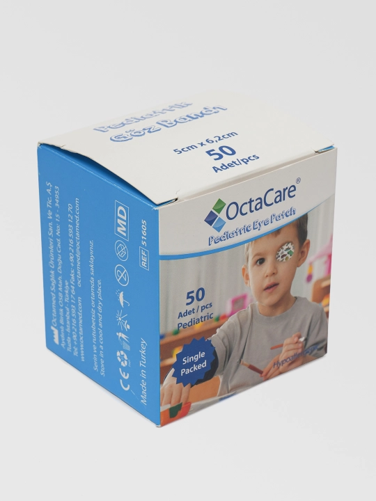 Okklyuder OctaCare plastirlari, ko‘z va qovoqlar uchun, o‘g‘il bolalar uchun, 50 dona - 