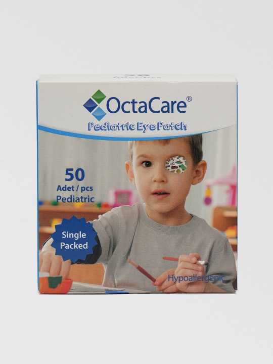 Окклюдер Пластыри OctaCare, для глаз и век, для мальчиков, 50 штук