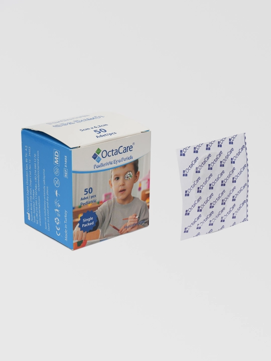 Окклюдер Пластыри OctaCare, для глаз и век, для мальчиков, 50 штук