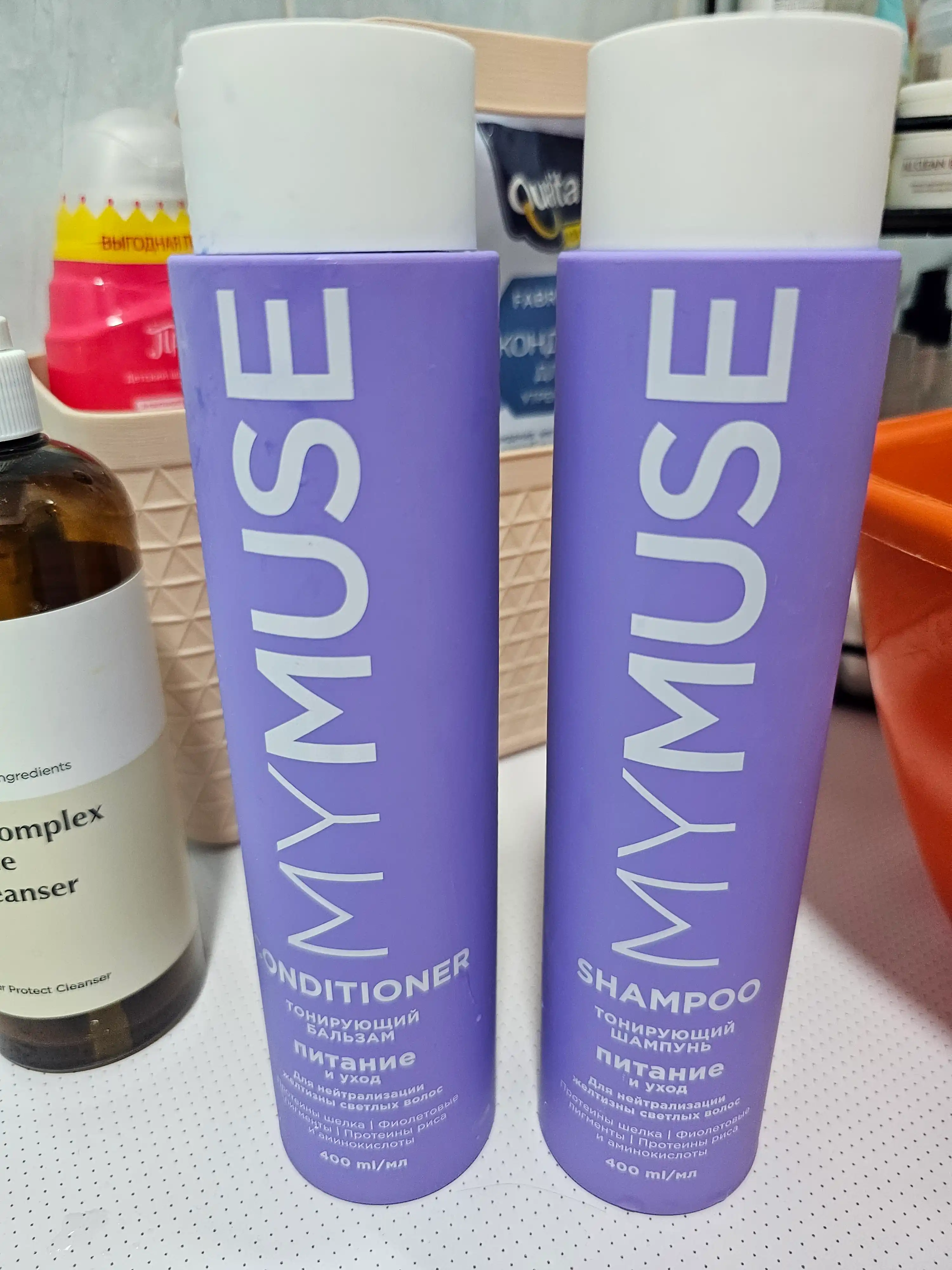 MYMUSE ton beruvchi shampun «Oziqlantirish va parvarish», 400 ml