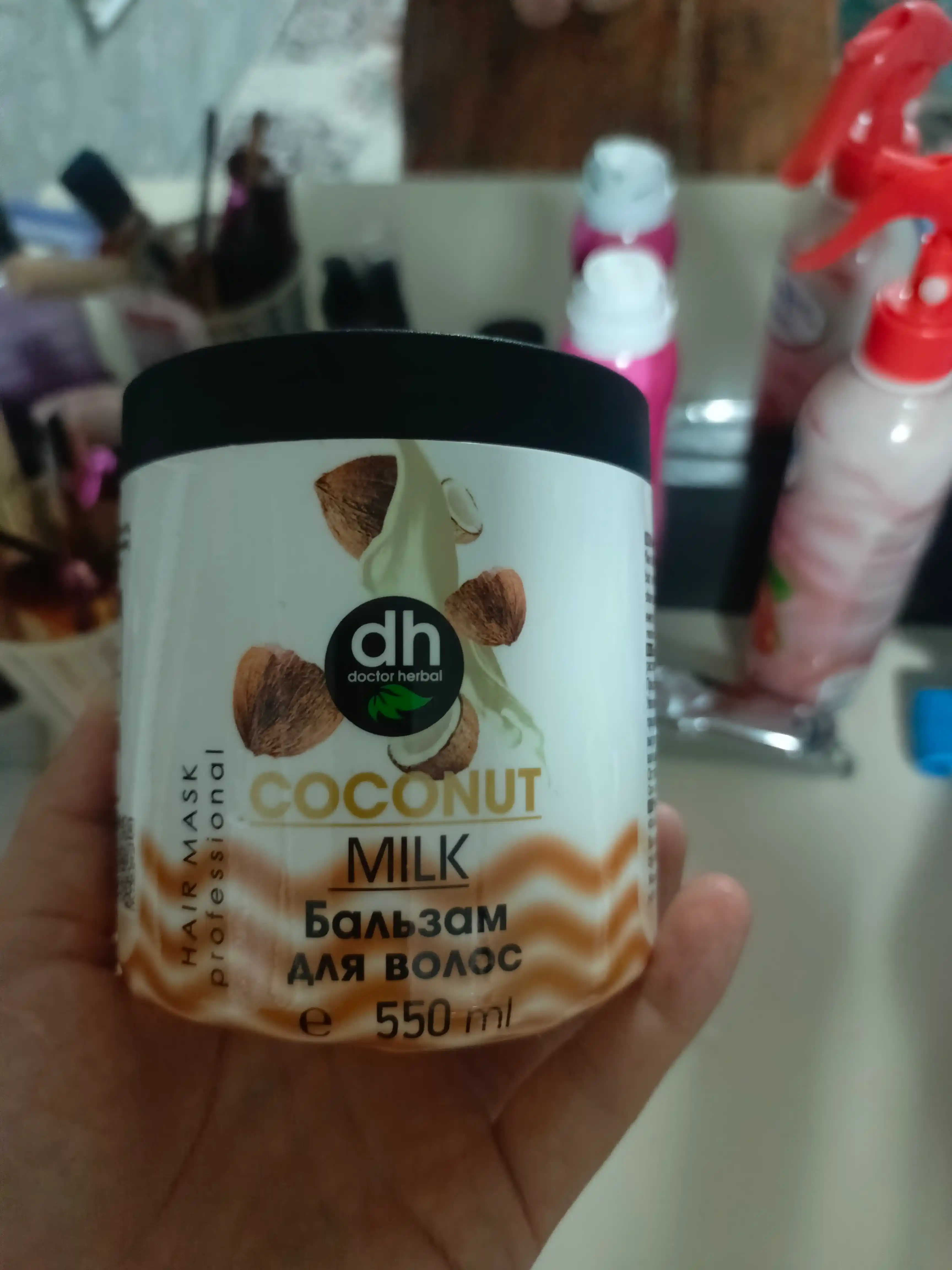 Бальзам для волос, Doctor Herbal, 550 мл, гель для волос, бальзам
