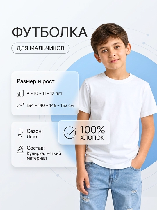 O‘g‘il bolalar uchun futbolka - 