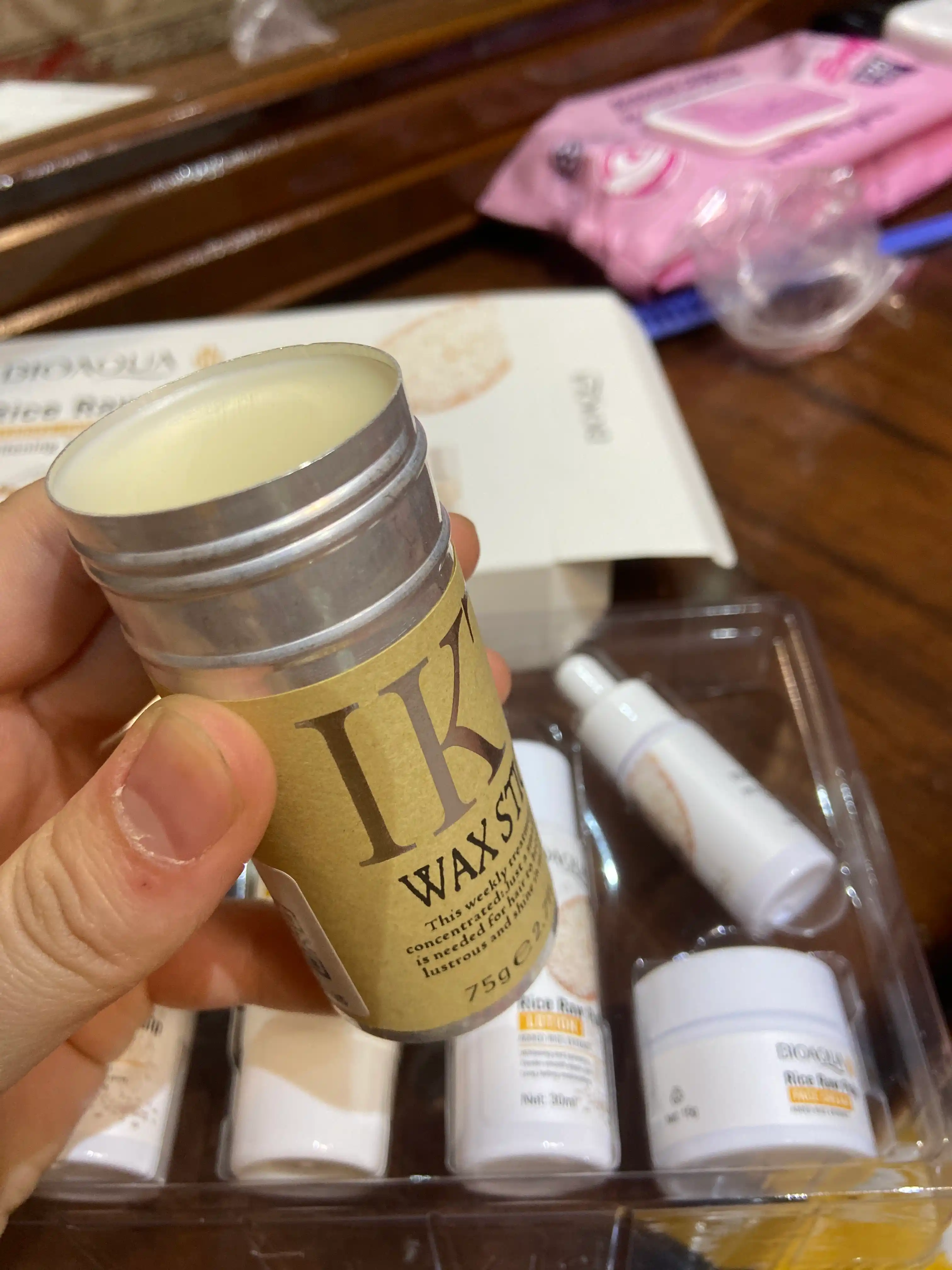 Воск-стик для волос IKT Wax Stick для фиксации и блеска, 75 г