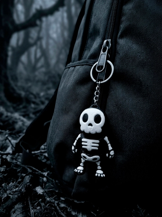 3D harakatlanuvchi antistress skeletcha brelok