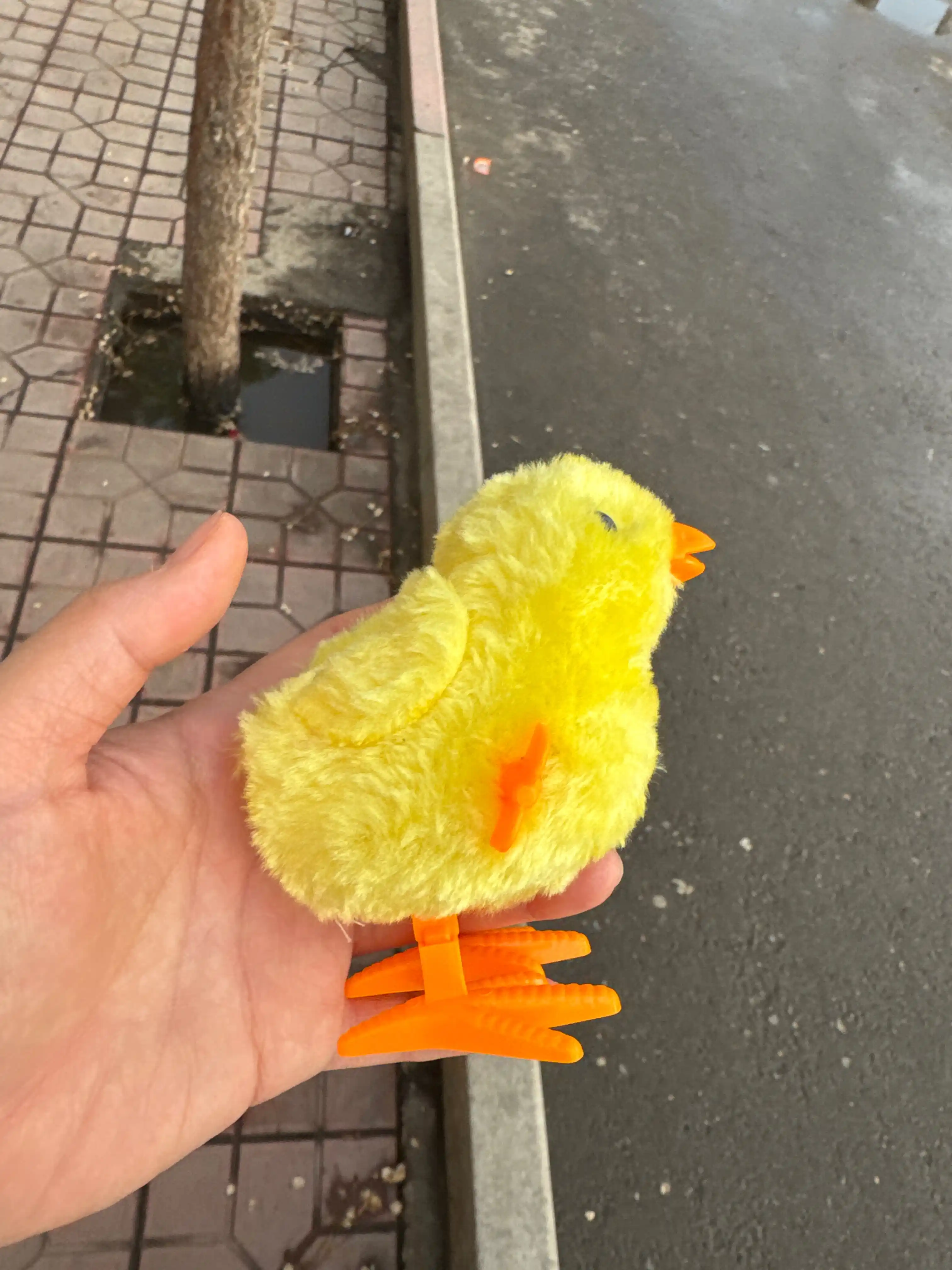 Развивающие детские игрушки, заводной механический цыплёнок