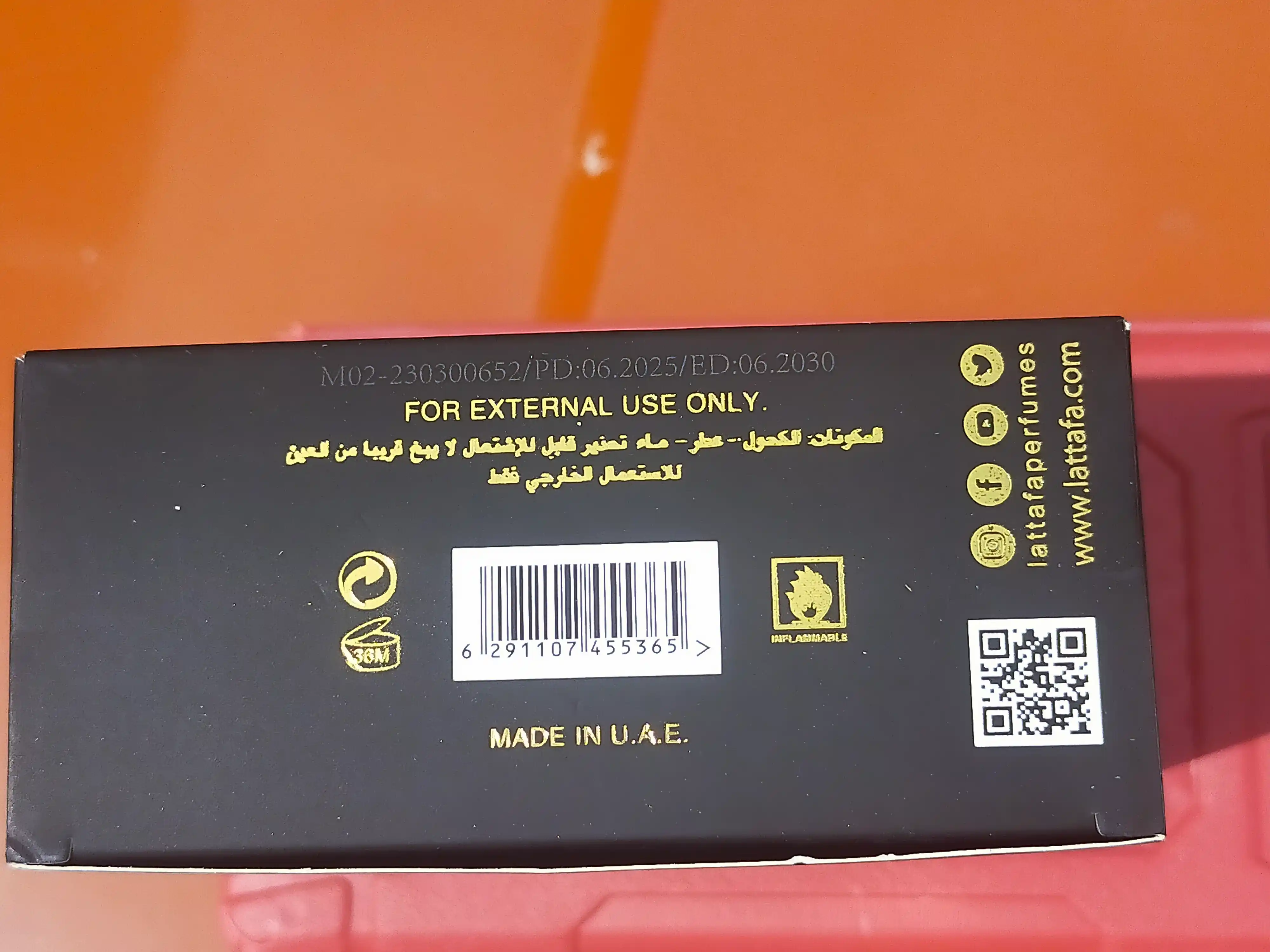 Qaed Al Fursan Lattafa atirlari 90 ml erkaklar uchun yengil yangi ifor