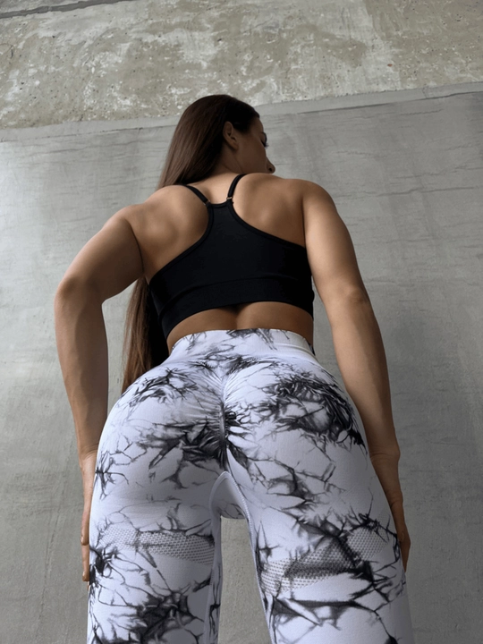 Леггинсы спортивные, Push-Up лосины для фитнеса, высокая посадка, спорт