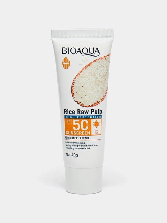 SPF50+ PA+++ / BIOAQUA - Солнцезащитный крем на основе рисового экстракта, 40 г
