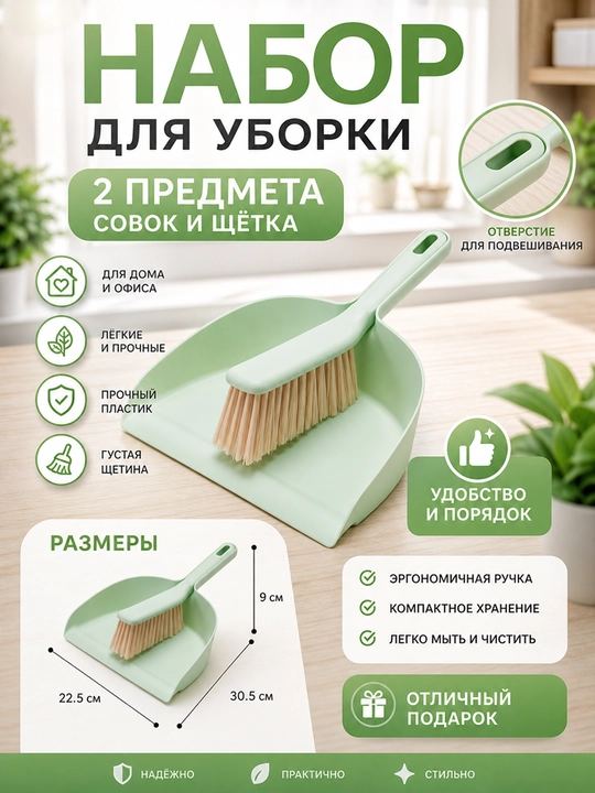 Щетка, совок, щетка и совок для уборки