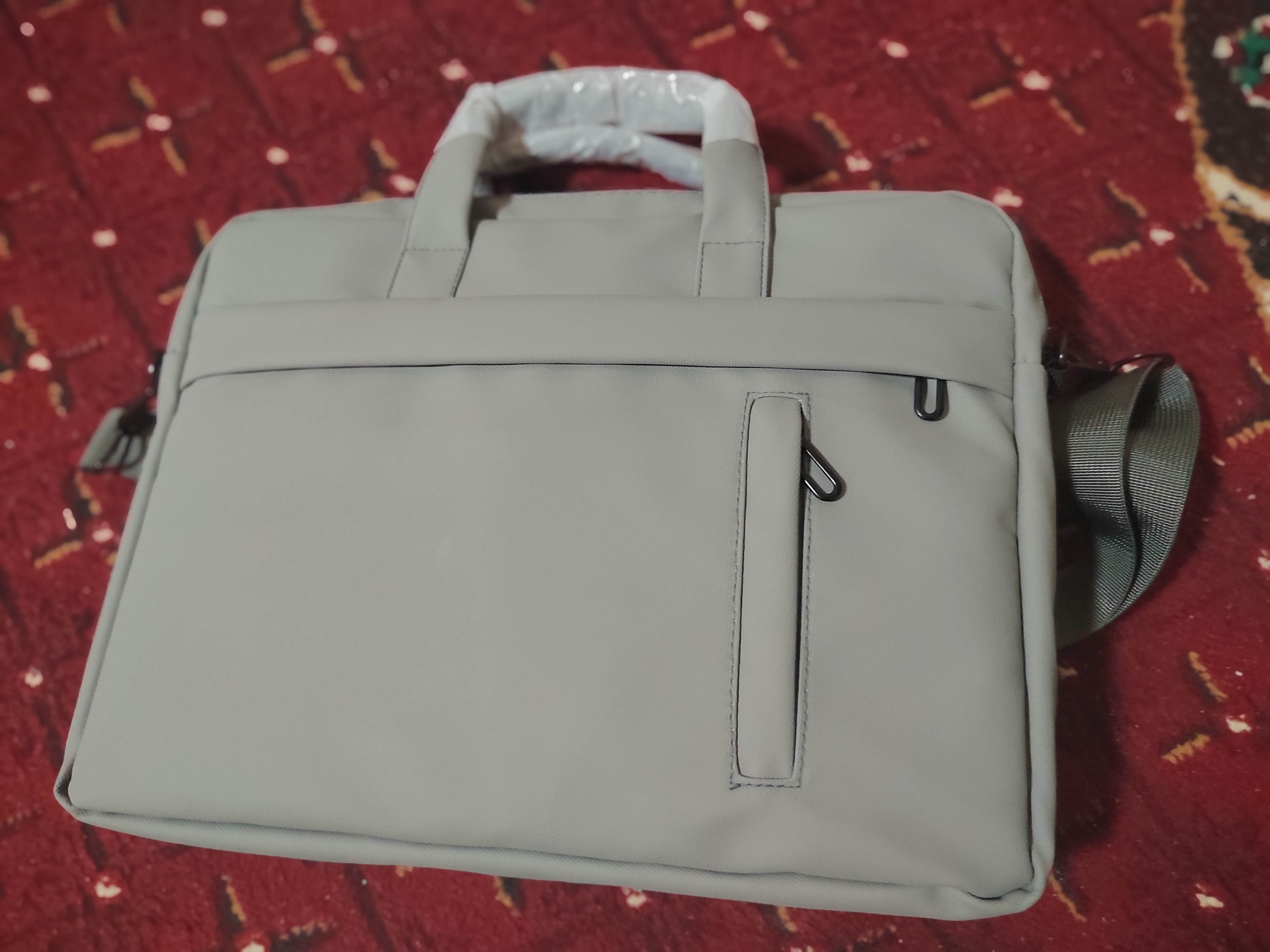 Сумка для ноутбука 15.6", портфель из экокожи, влагостойкая