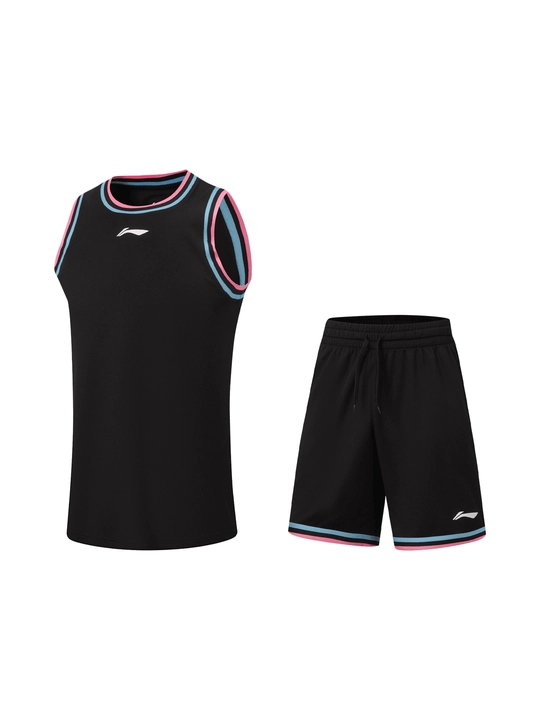 Li-Ning AATW005 erkaklar uchun basketbol futbolkasi — AT-DRY Quick Dry sport formasi - 