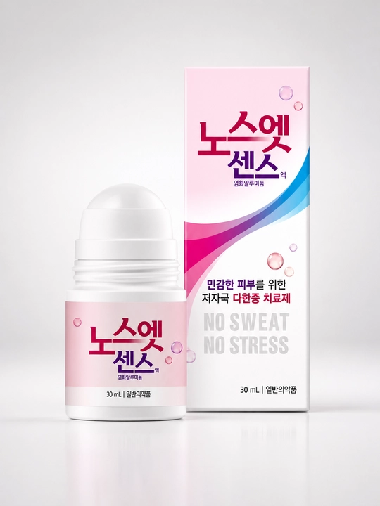 Корейский дезодорант-антиперспирант No Sweat No Stress, розовый, защита от пота и запаха - 