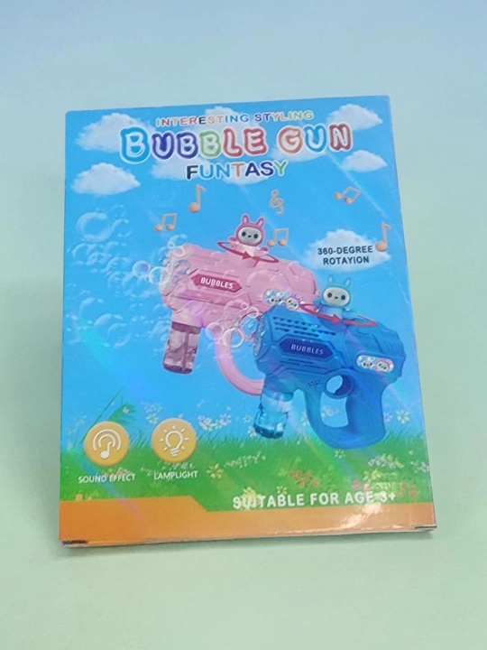 "BUBBLE GUN" sovun pufakchalari uchun pistolet - ko‘pikli pufakchalar generatori