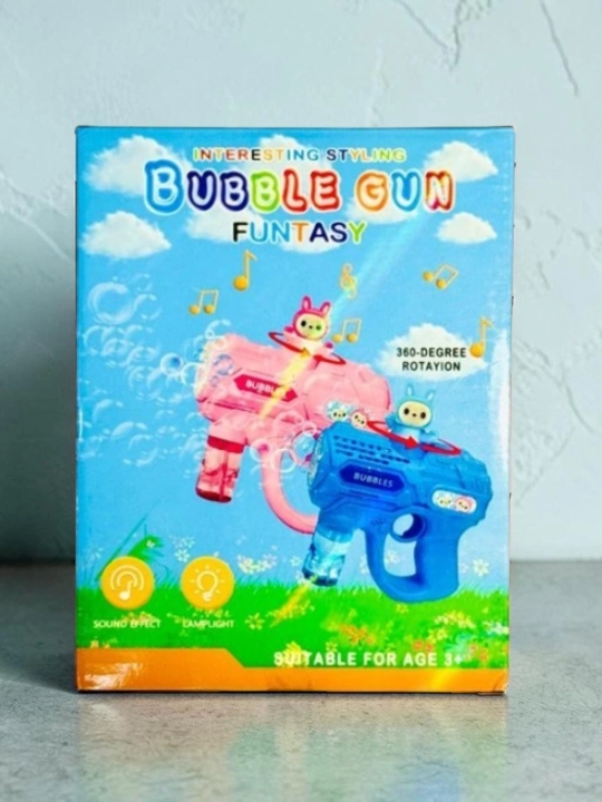 "BUBBLE GUN" sovun pufakchalari uchun pistolet - ko‘pikli pufakchalar generatori