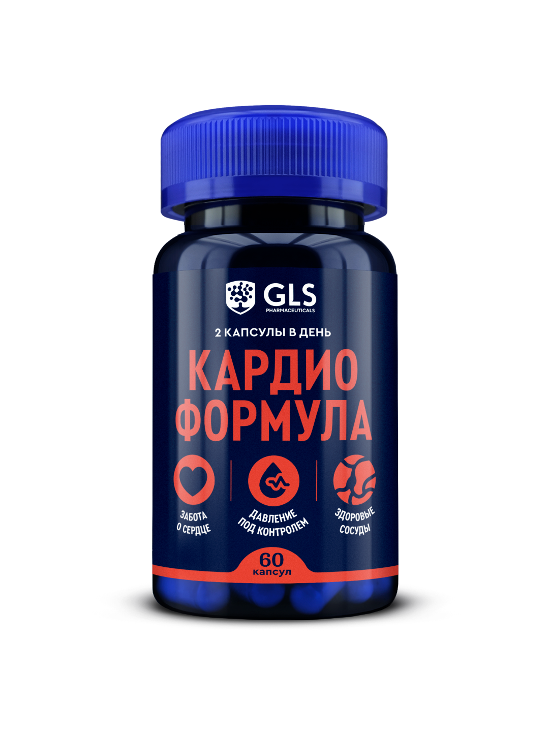 Kardio formula – Mg, K, Q10 bilan yurak uchun vitaminlar, 60 kapsula