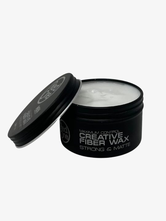 Red One Creative Fiber Wax erkaklar uchun soch mumi, kuchli fiksatsiya, mat effekt, 100 ml