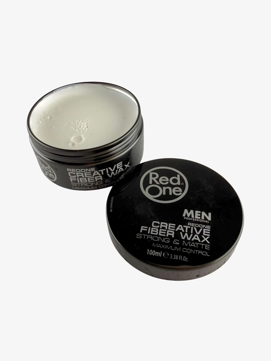 Red One Creative Fiber Wax erkaklar uchun soch mumi, kuchli fiksatsiya, mat effekt, 100 ml