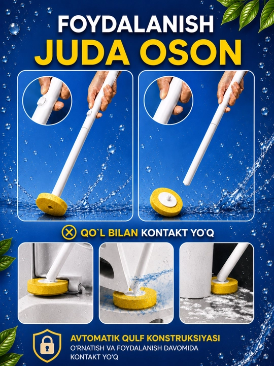 Сменные насадки для ершика, с моющим средством, 8 шт