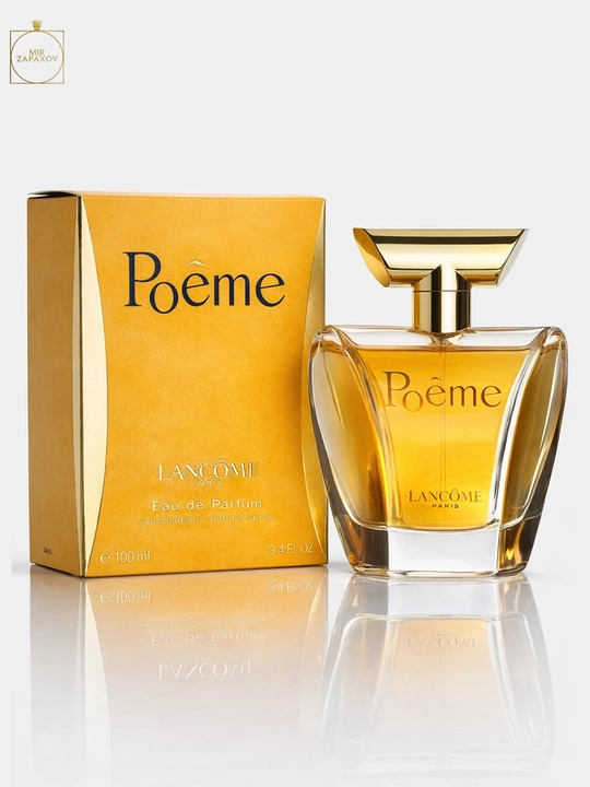 Ayollar uchun parfyum suvi Lancôme Poeme 100 ml, uzoq saqlanadigan shirin gul hid
