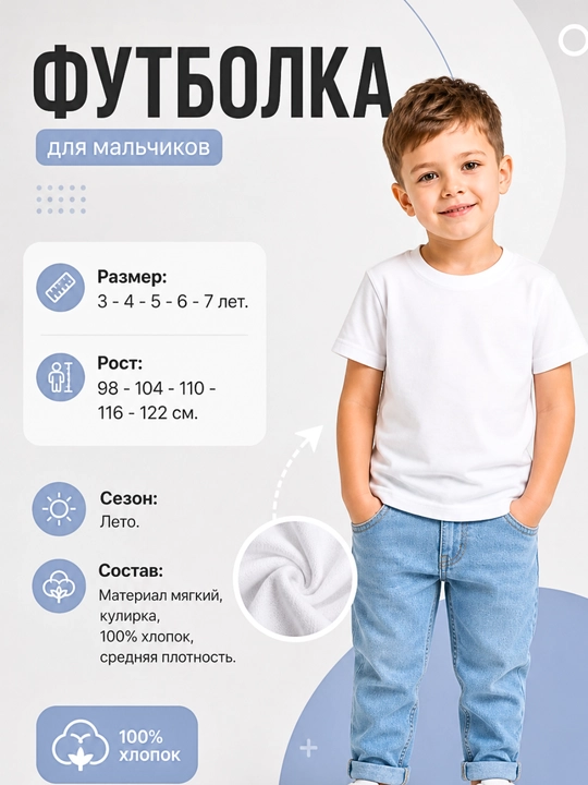 O‘g‘il bolalar uchun futbolka - 