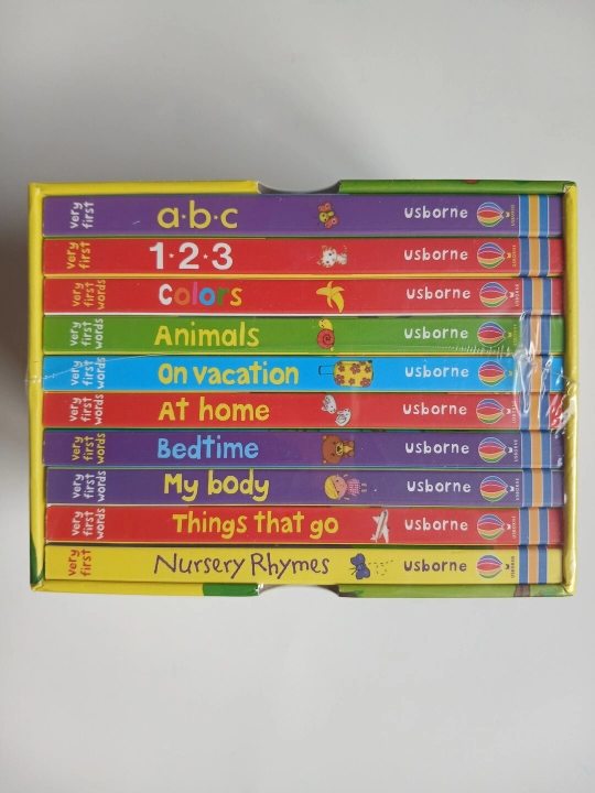 Развивающий набор книг Usborne для изучения английского языка для детей