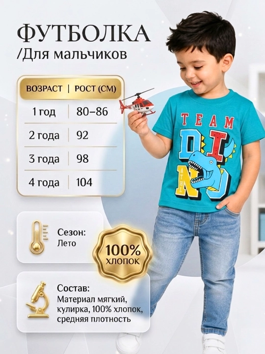 O‘g‘il bolalar uchun futbolka