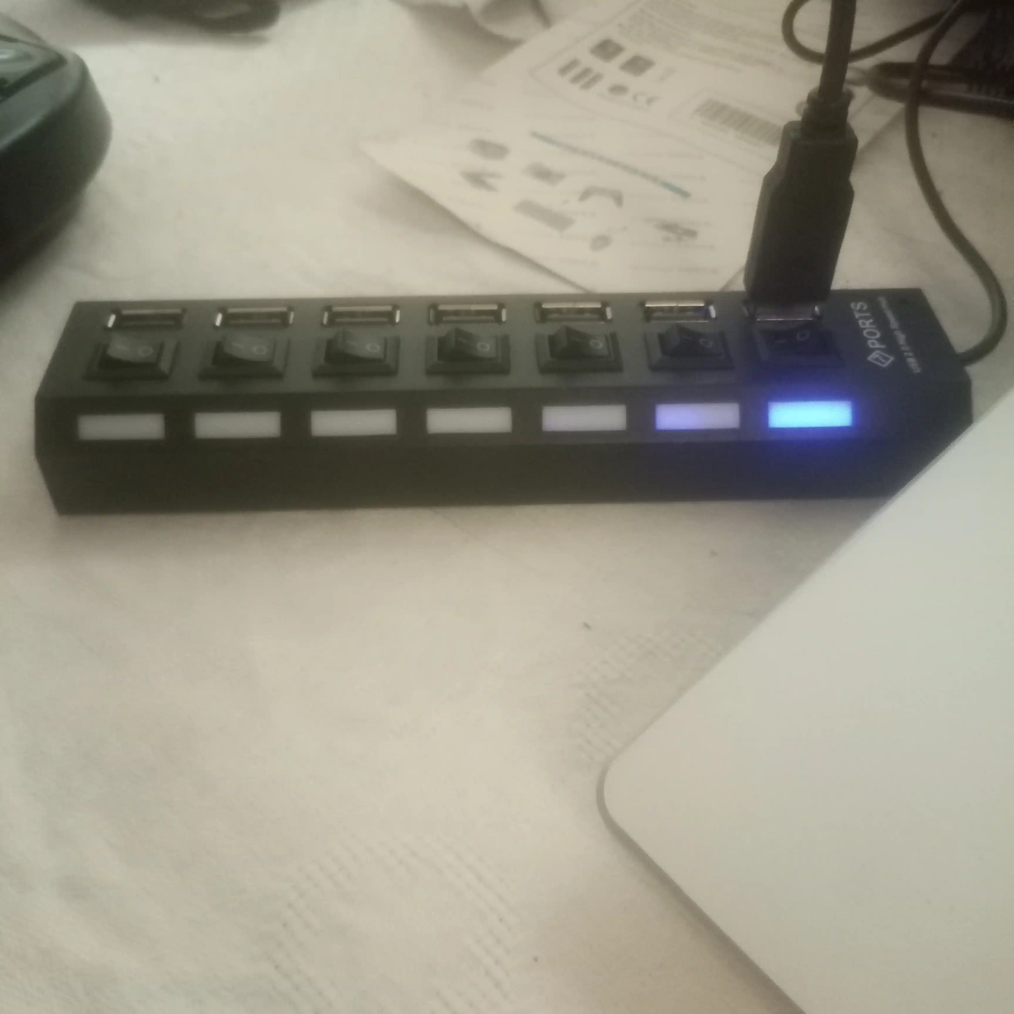 4 portli USB HUB 3.0 Type-C Hub konsentratori, USB porti