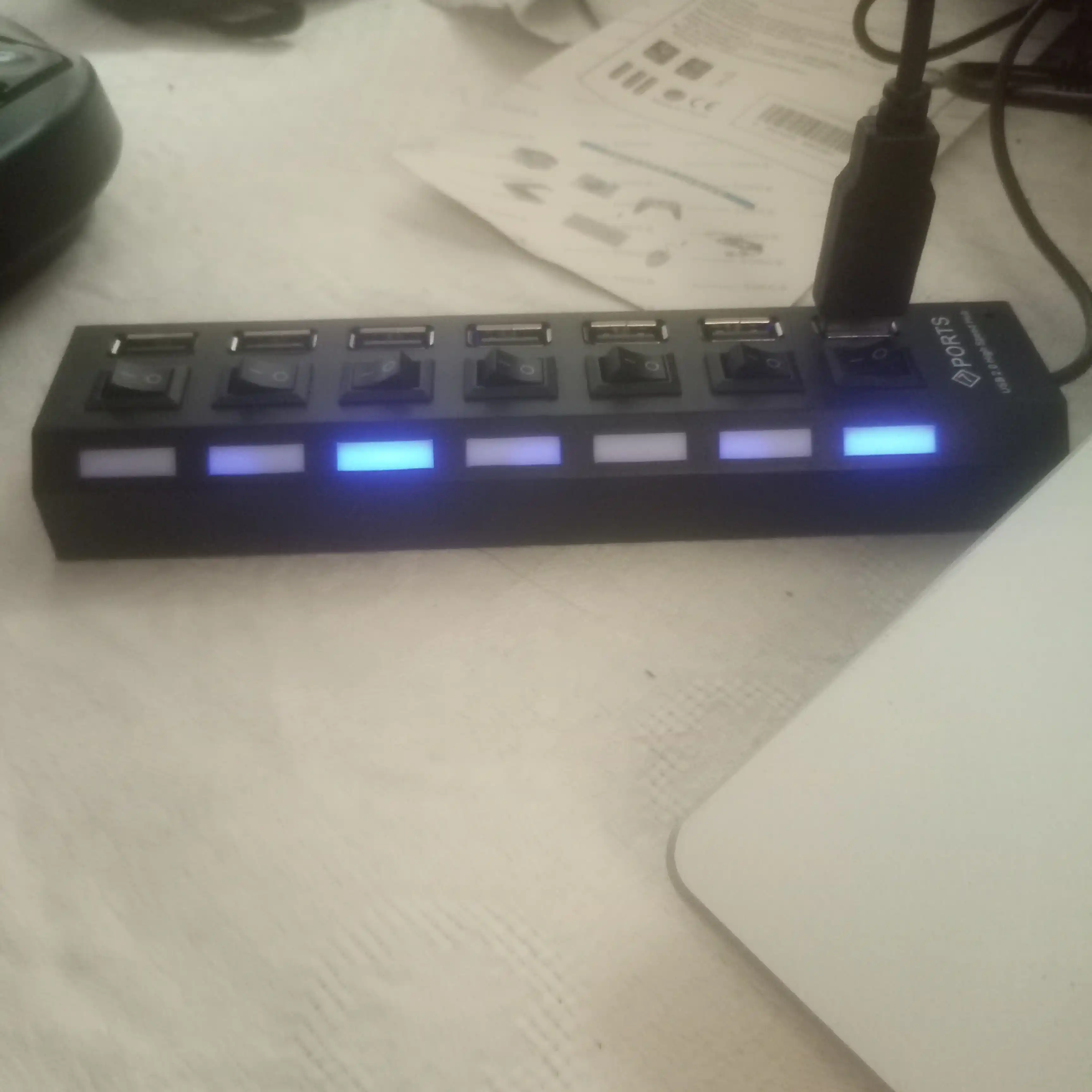 4 portli USB HUB 3.0 Type-C Hub konsentratori, USB porti