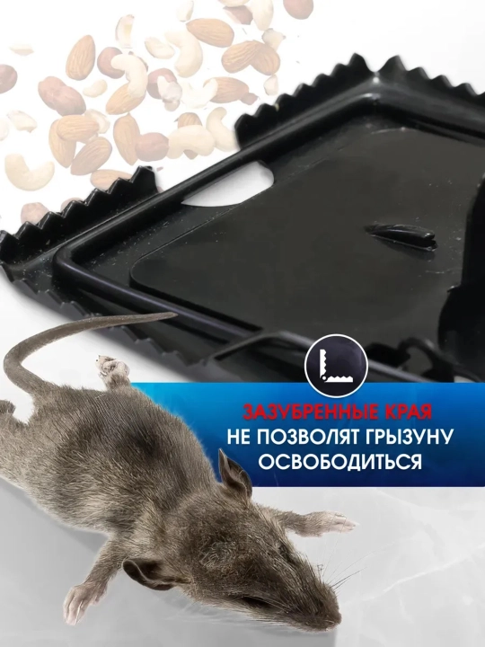 Kalamush va sichqonlar uchun metall sichqon tutqich, 15*8 sm