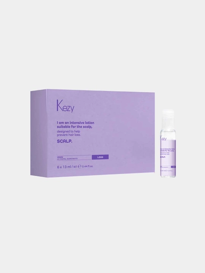 Интенсивный лосьон KEZY Scalp от выпадения волос, 6x13 мл - 