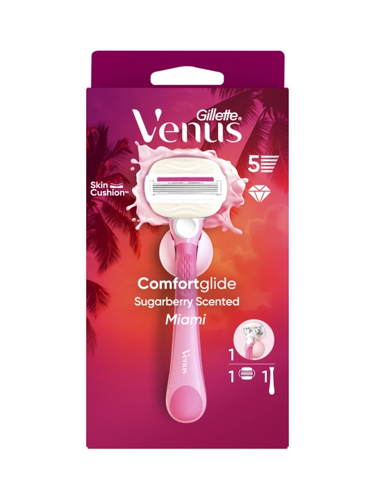 Станок для бриться Gillette Venus ComfortGlide Miami, + 1 кассета